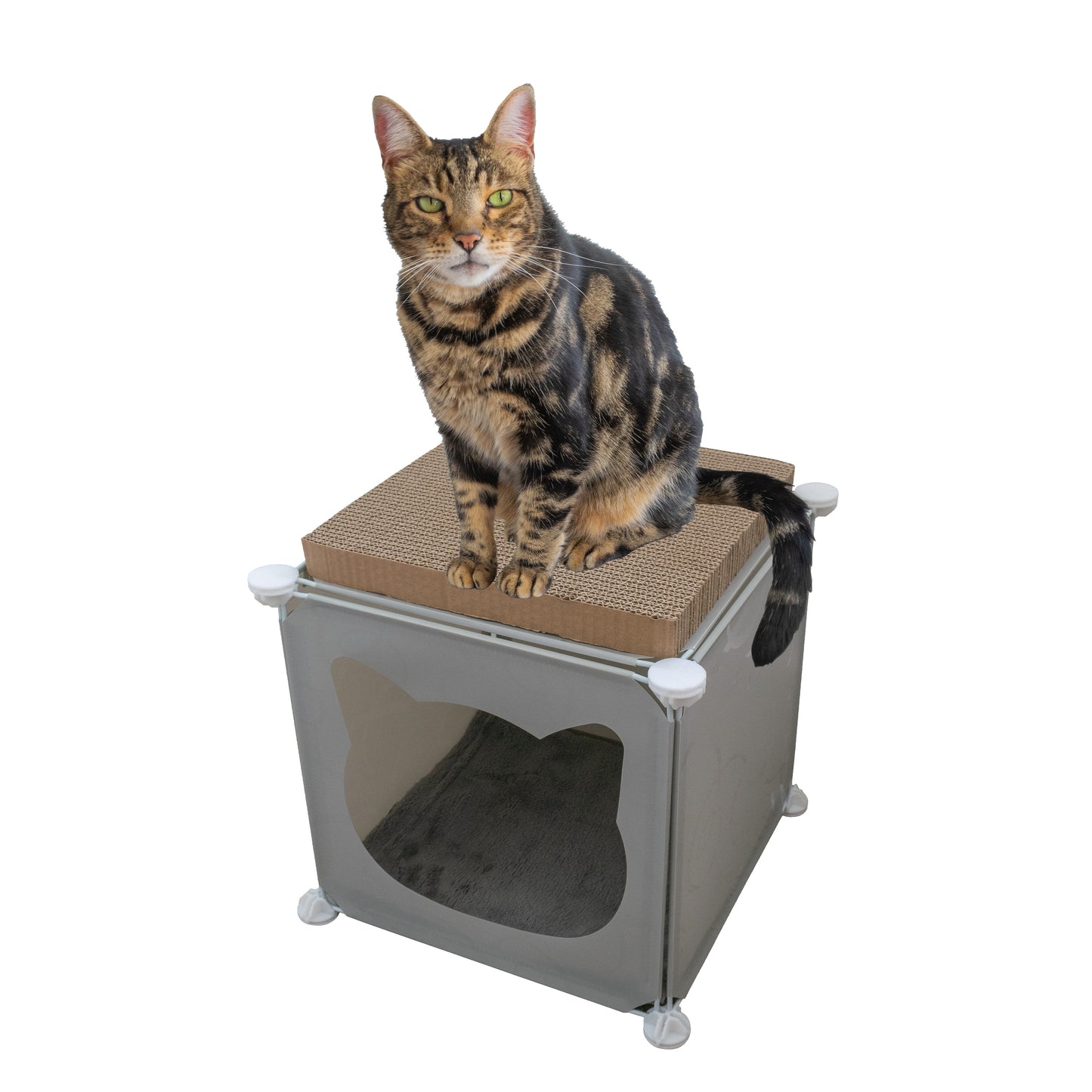 Kitty Cubby Cat Cube (Mini Grey)