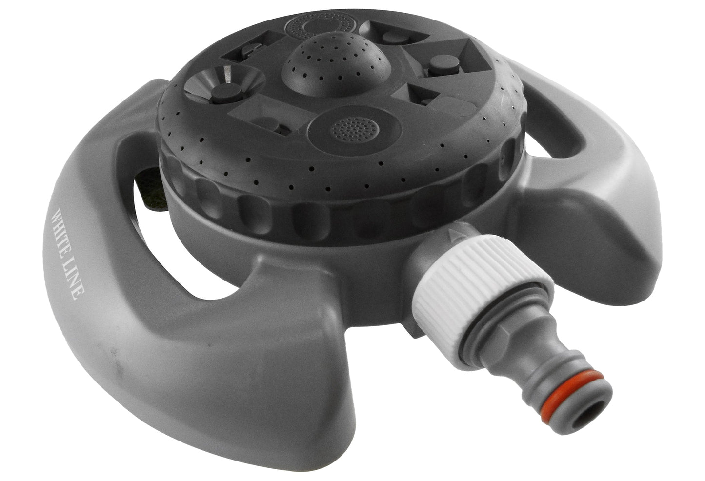 8-Pattern Lawn Sprinkler (Grey/White)