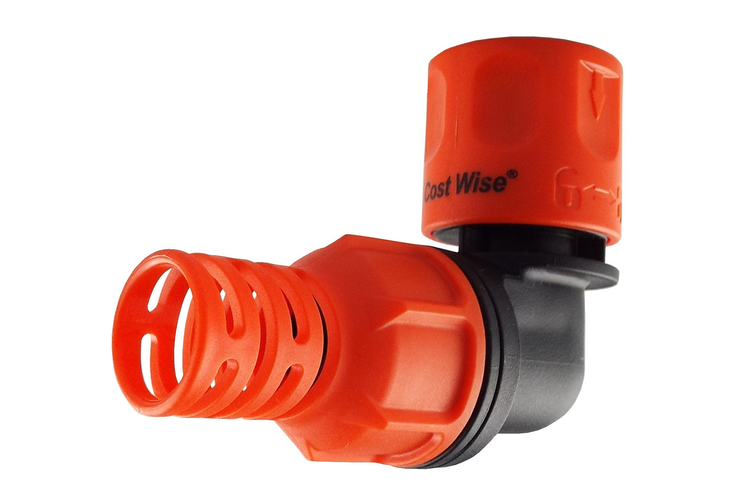 Bend Angle Hose Connector with Lock