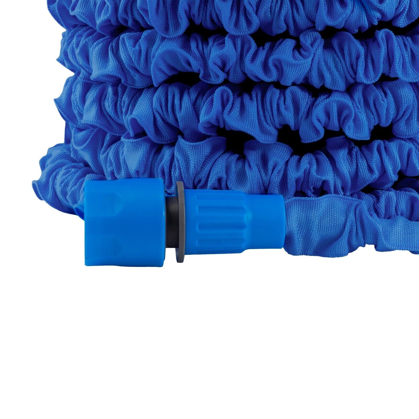 Heavy Duty Expandable Garden Water Hose Pipe With Sprayer, Blue