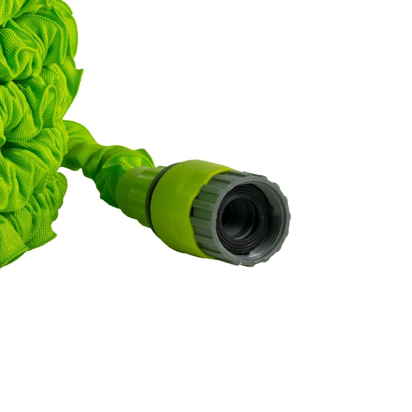 Heavy Duty Expandable Garden Water Hose Pipe With Sprayer, Green