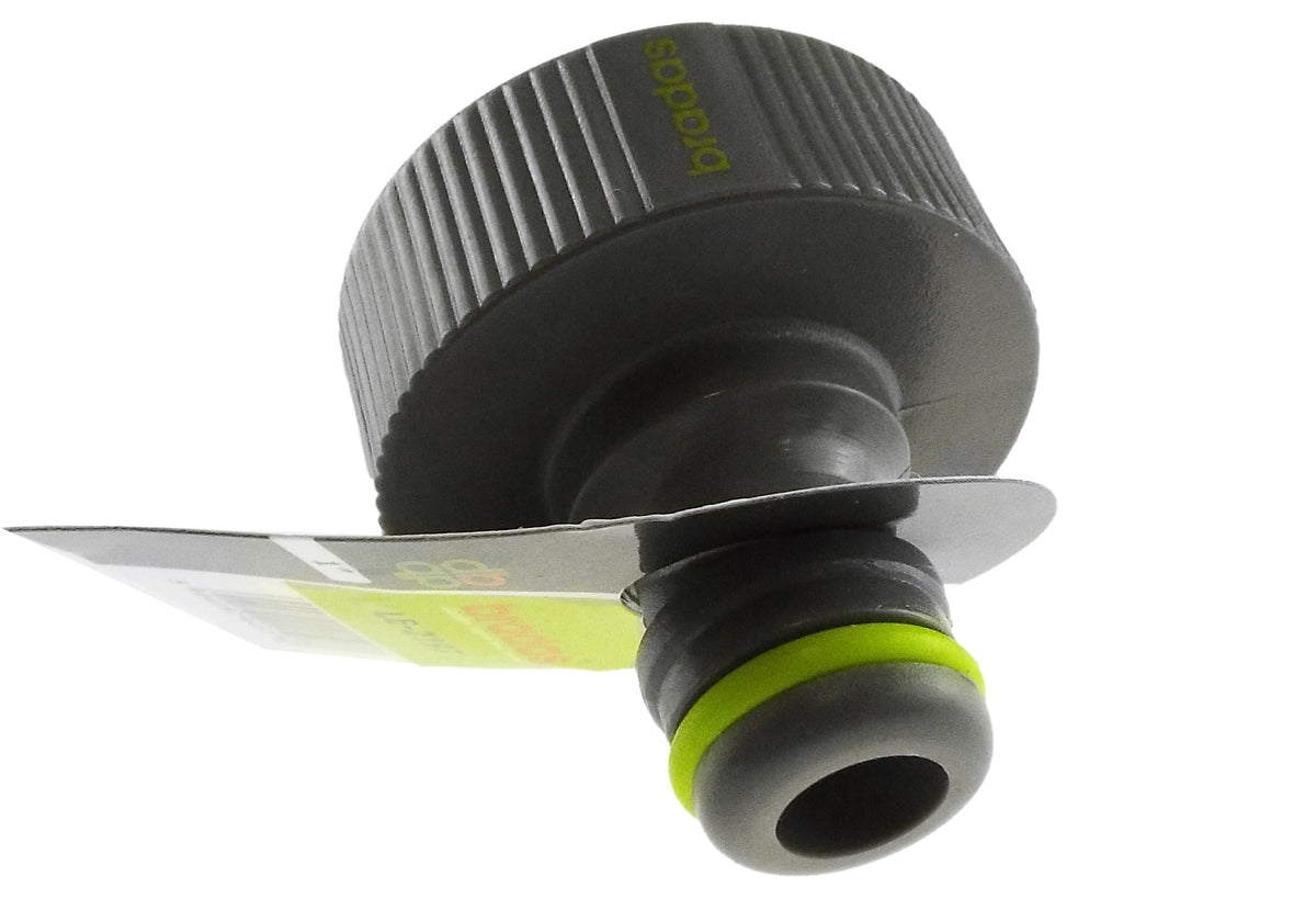 Lime ¾″ BSP Female Tap Adapter – Quick-Connect Plug