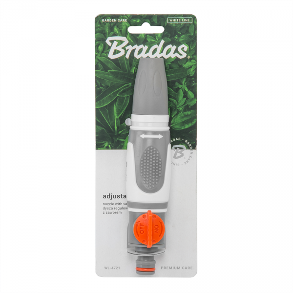 Watering Lance Sprayer Soft Grip (White/Grey/Orange)