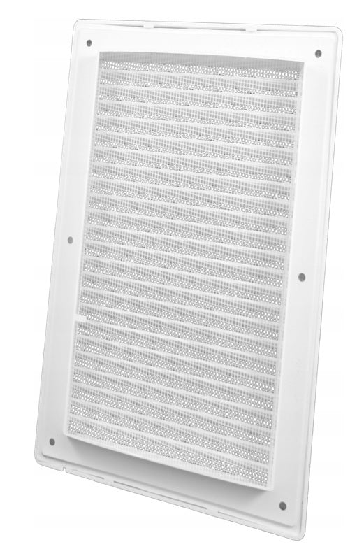Dospel DL/140×210 RW LUX Louvre Vent with Fly Mesh – White