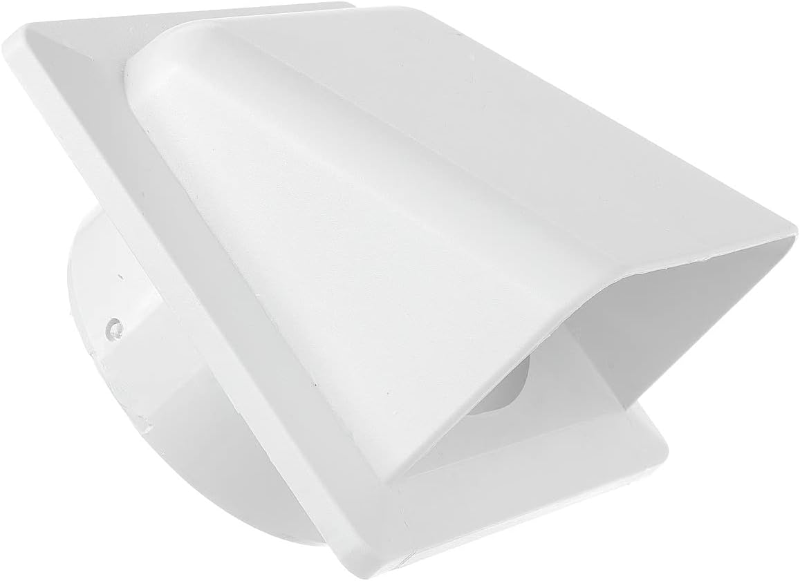 External White Louvre Vent  KRD/100 100mm