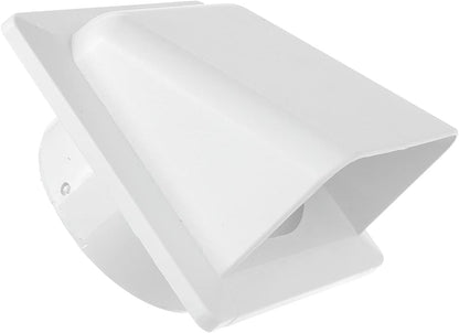 External White Louvre Vent  KRD/100 100mm
