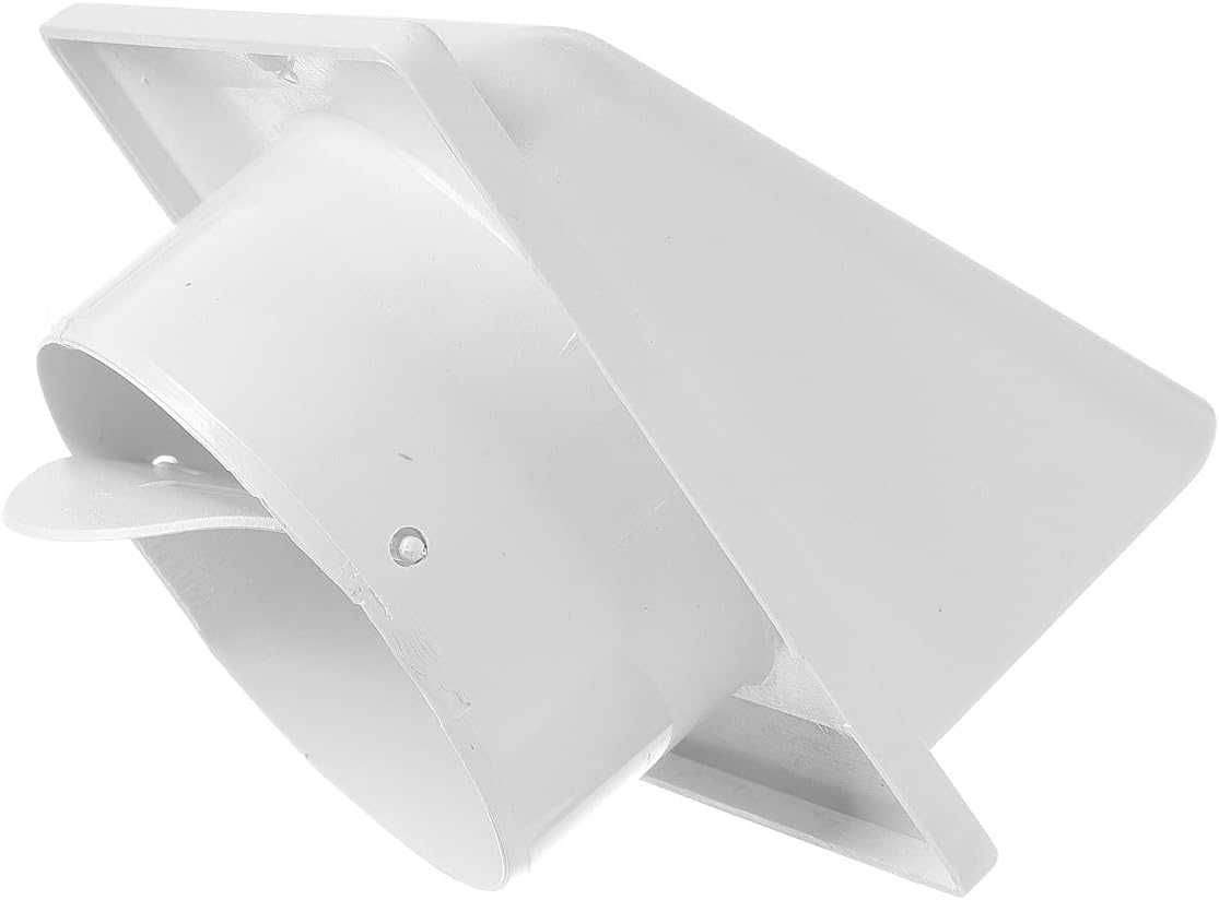 External White Louvre Vent  KRD/100 100mm