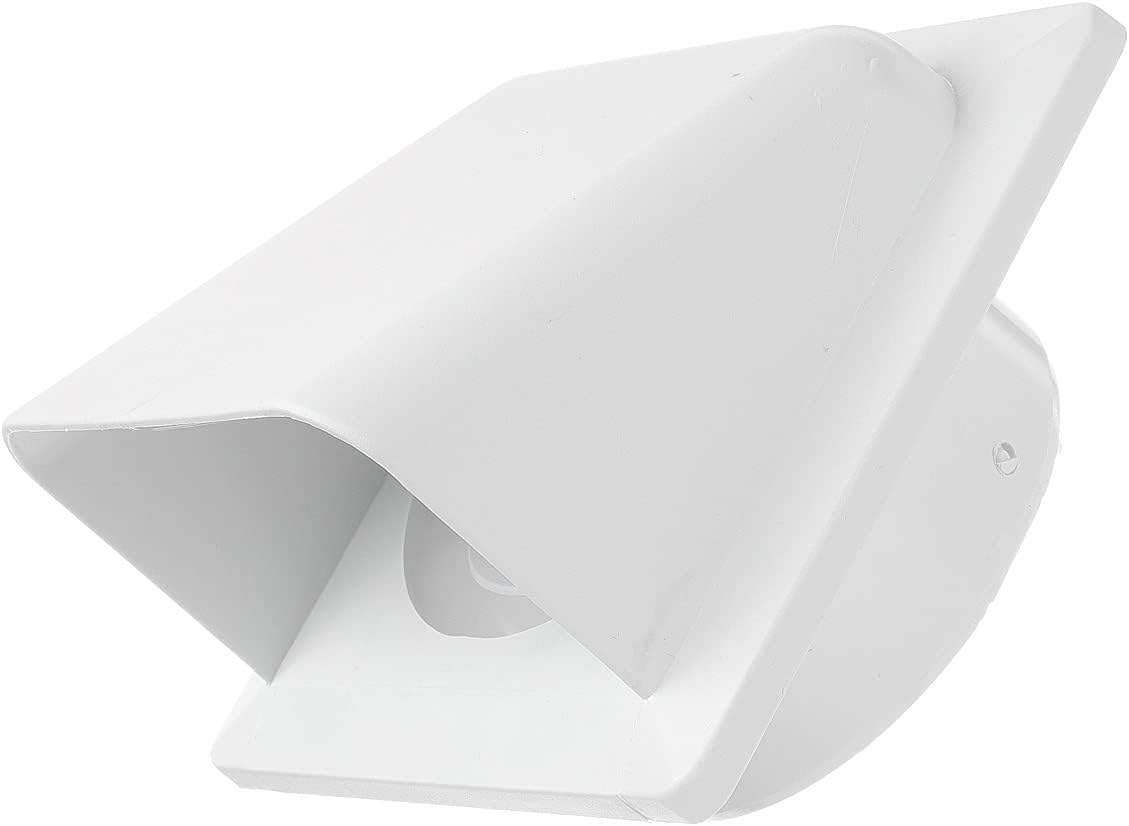 External White Louvre Vent  KRD/100 100mm