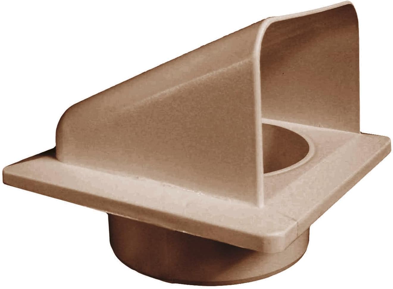 External Brown Louvre Vent KRD/100B 100mm