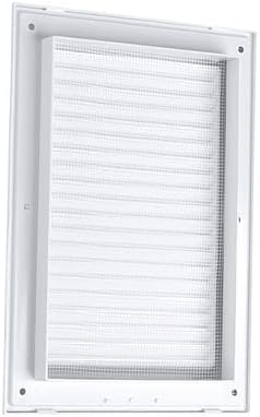 Dospel Duo Smart 90×240 Louvre Vent with Fly Mesh – White