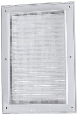 Dospel Duo Smart 90×240 Louvre Vent with Fly Mesh – White