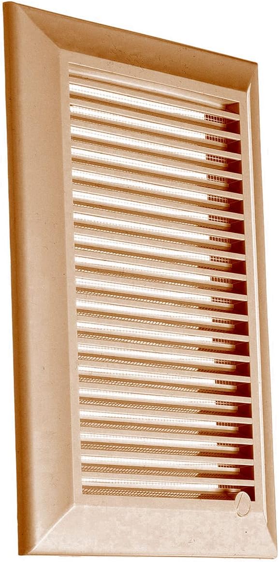 Dospel Duo Smart 90×240 Louvre Vent with Fly Mesh – Brown