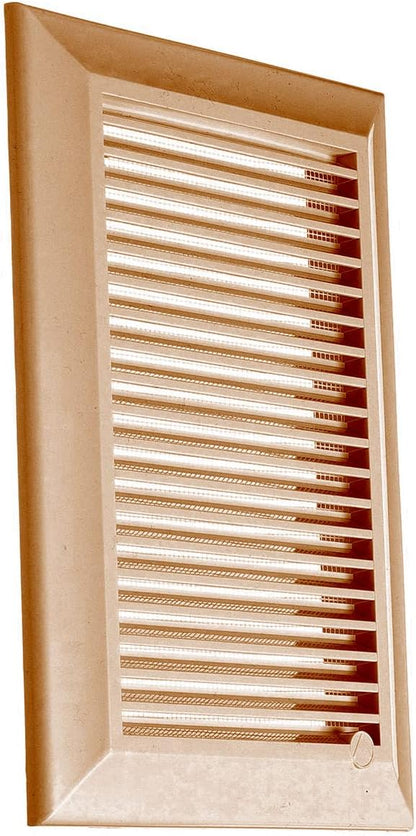 Dospel Duo Smart 90×240 Louvre Vent with Fly Mesh – Brown