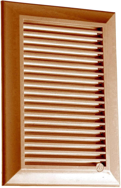 Dospel Duo Smart 90×240 Louvre Vent with Fly Mesh – Brown