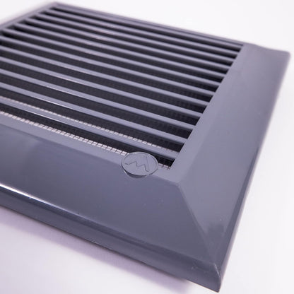 Dospel Duo Smart 135 Louvre Vent with Fly Mesh – Graphite