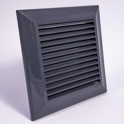 Dospel Duo Smart 135 Louvre Vent with Fly Mesh – Graphite