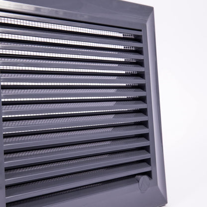 Dospel Duo Smart 135 Louvre Vent with Fly Mesh – Graphite