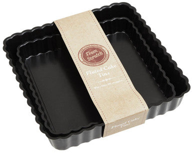 Set of Two Fluted Quiche Flan Tins Dish