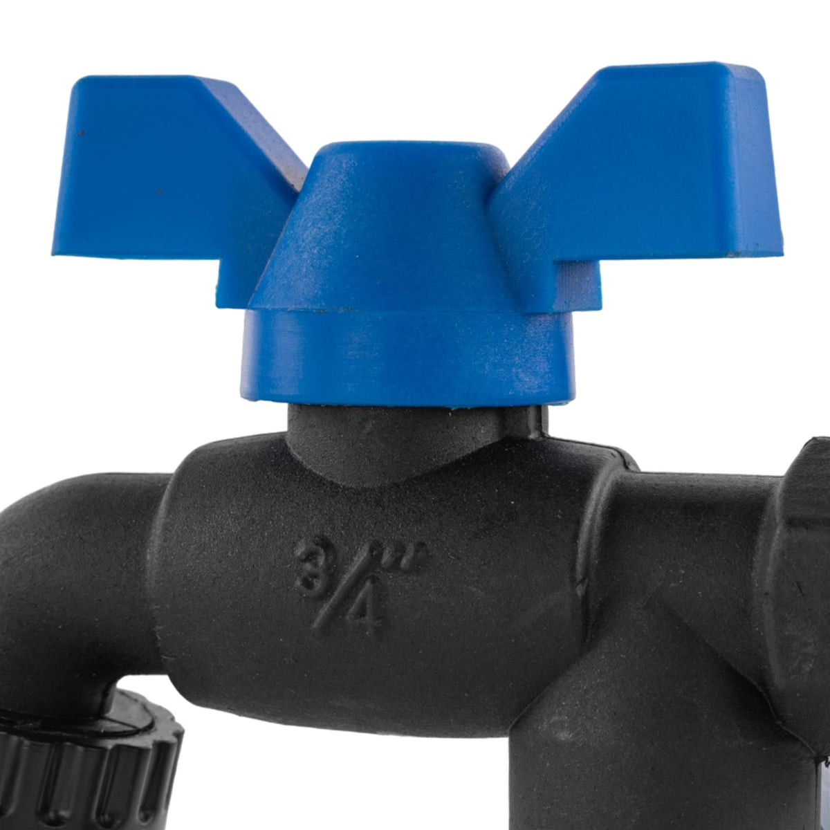 ½″ BSP Nylon Double Garden Tap – Bib Handle & Brass Claw