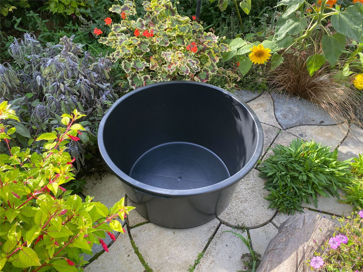 65L Round Dog Washing Tub with Fitted Drain Valve