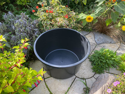 65L Round Dog Washing Tub with Fitted Drain Valve