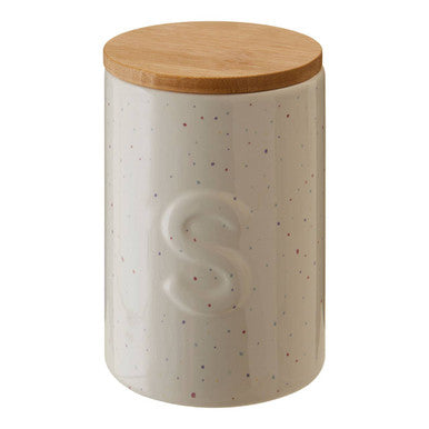 Sugar Canister with Bamboo Lid