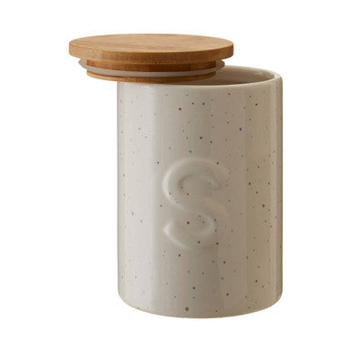 Sugar Canister with Bamboo Lid