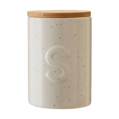 Sugar Canister with Bamboo Lid