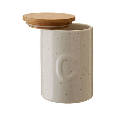 Coffee Canister with Bamboo Lid