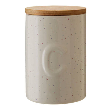 Coffee Canister with Bamboo Lid