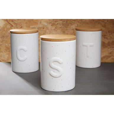 Coffee Canister with Bamboo Lid