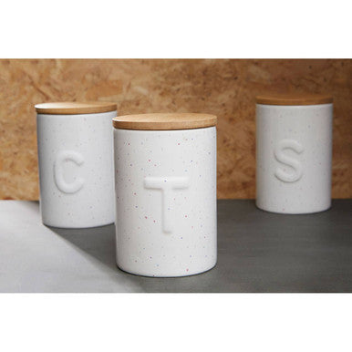 Tea Canister with Bamboo Lid