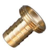 Brass Hose Tail Adapter – 1″ BSP Male × 19mm Barb