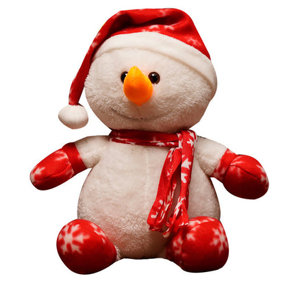 Snowman Plush Reindeer Soft Toy Christmas Gift Decoration