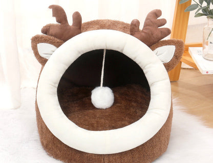 Cave Bed for Small Dogs and Cats, Various Styles