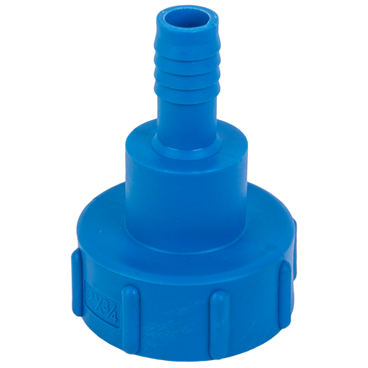 Blue S60x6 IBC Adapter with ¾″ Hose Tail – Pack Options