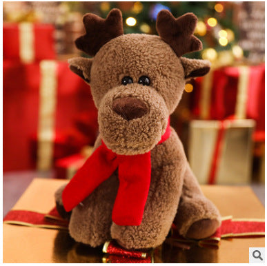 Snowman Plush Reindeer Soft Toy Christmas Gift Decoration