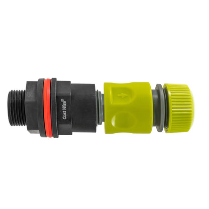 ¾″ BSP Water Butt Quick-Connect Kit – Lime Hose Socket
