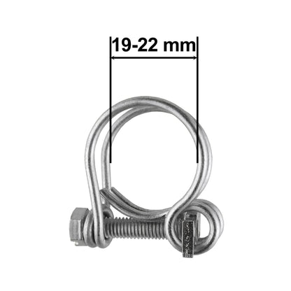 Double Wire Hose Clamp 19mm-22mm