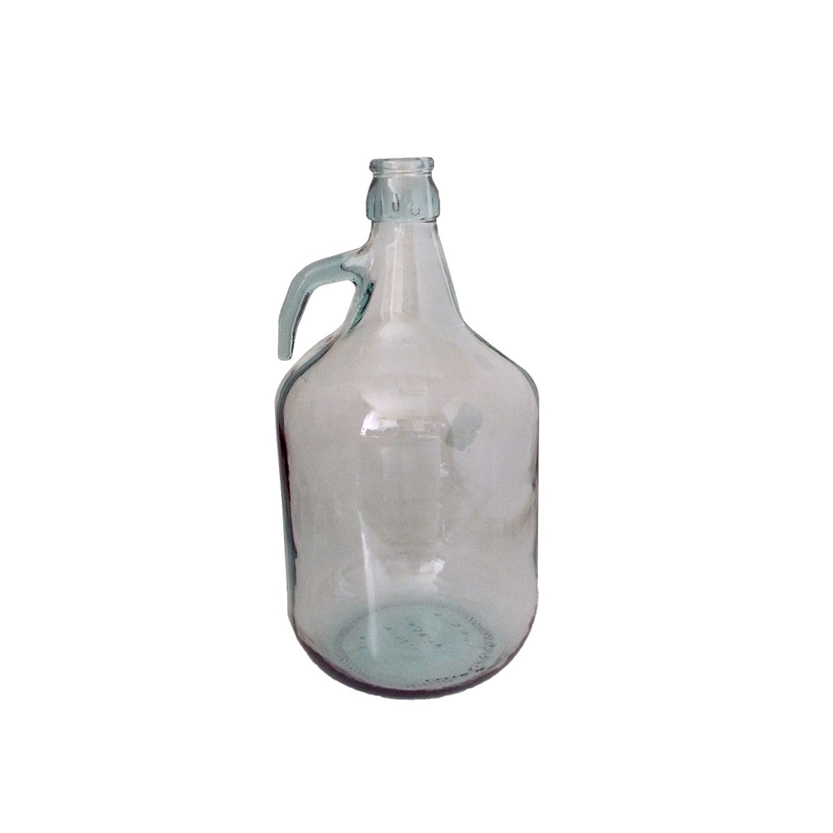 2 × 5L Glass Demijohns – Plain Bottles with Handles