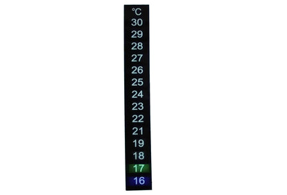 Stick-On Liquid-Crystal Thermometer Strip – Pack Options
