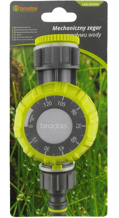Lime Mechanical Water Timer – Up to 120 Minutes