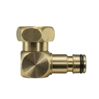 Brass 90° Quick-Connect Bend Kit – ½″ Hose Socket