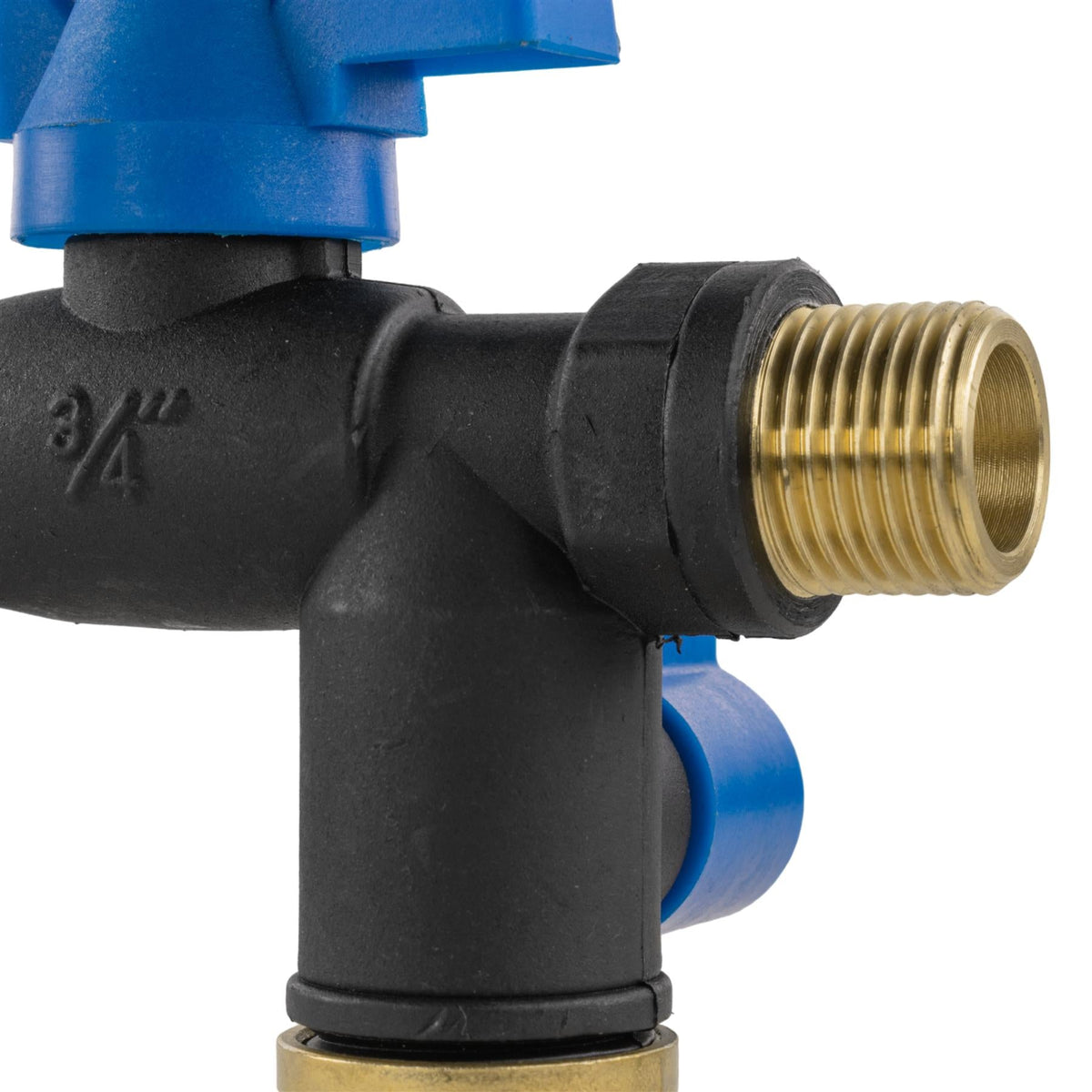 ½″ BSP Nylon Double Garden Tap – Bib Handle & Brass Claw