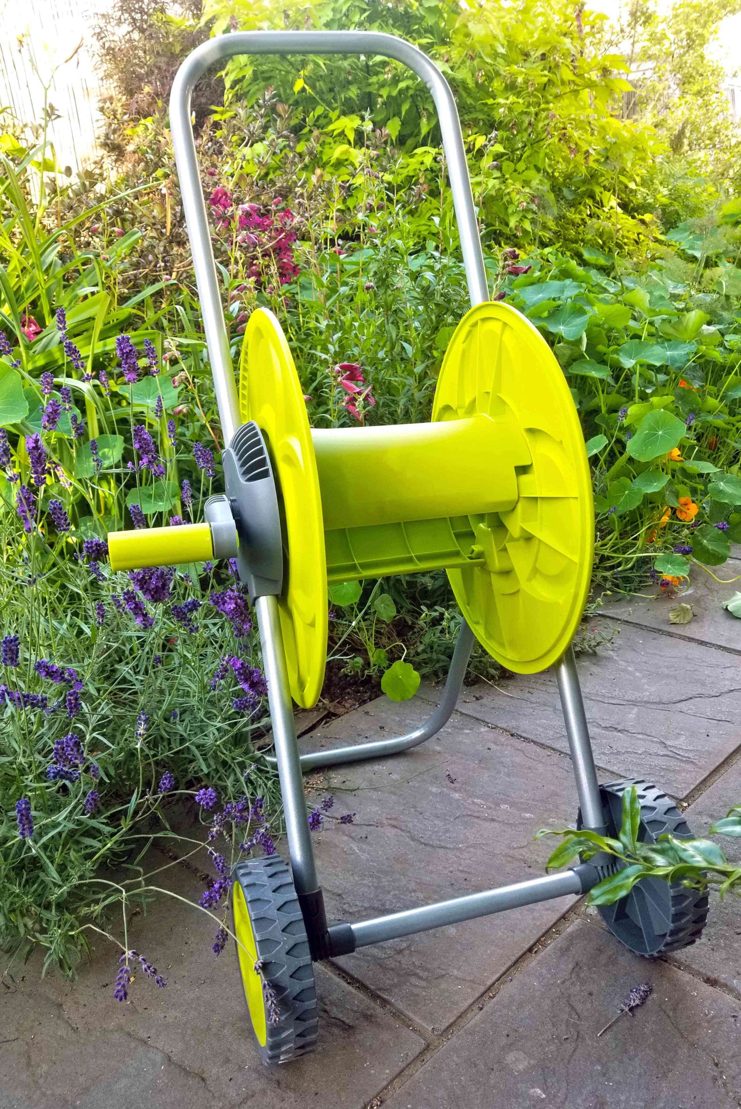 Hose Reel for 50m 1/2" Garden Hose Lime