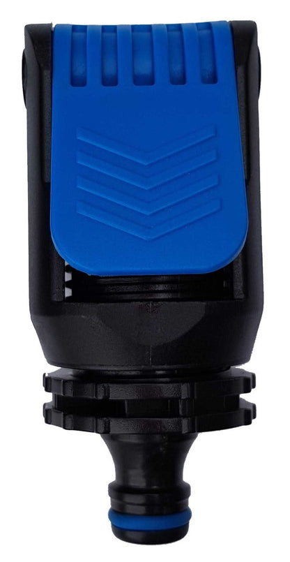 Kitchen Tap to Hose Adapter – Blue Lever Clamp