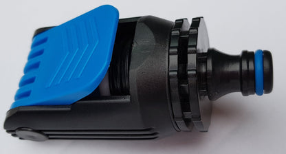 Kitchen Tap to Hose Adapter – Blue Lever Clamp