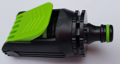 Kitchen Tap to Hose Adapter – Green Lever Clamp