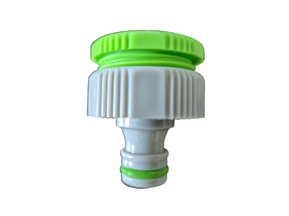 Female Tap Connector 1″ / ¾″ BSP – Lime & Grey