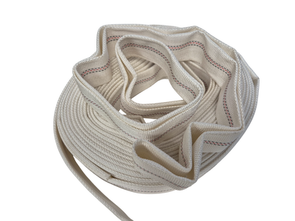 1¼″ White Lined Layflat Hose – 10m, 15m or 20m; selected hose length supplied.